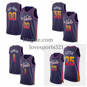 Benutzerdefiniertes Basketballtrikot Devin Booker Bradley Beal Grayson Allen Damion Lee Jusuf Nurkic Eric Gordon Phoenixs Suns Männer Kevin''Durant 2024 Größe XS-XXL