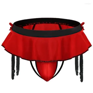 Unterhosen Herren Sissy Pouch Unterwäsche Erotische Höschen Transvestit Crossdressings Tanga G-String Schwule Imitiert Dessous Atmungsaktive Slips