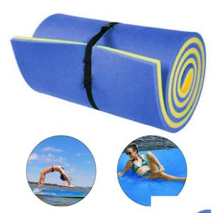 Galleggianti Gonfiabili Tubi 180X55Cm Tappetino Galleggiante Grande Schiuma Xpe Antistrappo per Piscina Coperta per Acqua Tappetino Galleggiante Letto En1819170 Otwma