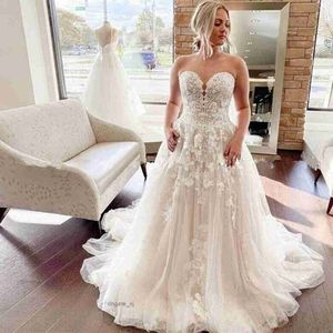 Suknia ślubna bez ramiączek bez rękawów sukienki ślubne Bridal Stoin Train Satin Robe de Mariage Garden plus rozmiar panny młodej vestidos de noiva niestandardowe wykonane