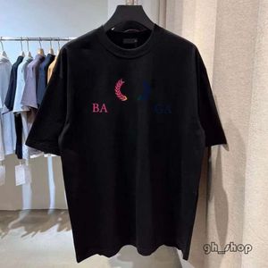 Balenciaha T-Shirt Designer-Hemden für Herren T-Shirt Sweatshirt Grafikdruck Herren Kurzarm T-Shirt Damen Kleidung Lässige Baumwolle Brief Hip Hop Blank T-Shirts 5458