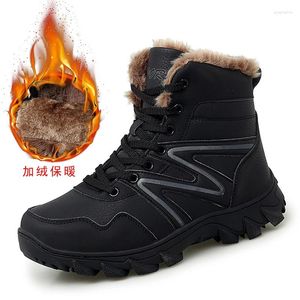 Fitness Shoes Arrival Winter Pro-Mountain Outdoor Hiking For Men Women Add Fur Boots Walking Warm Training Trekking Footwear