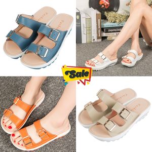 NEW Comfort double-breasted casual women's sandals wear casual shoes outside the home Sandals Slipper GAI Size 35-42