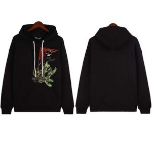 palm hoodies High Version Palm Embroidered High Street Casual Hoodie with Coconut Tree Embroidery, Autumn and Winter New Trend