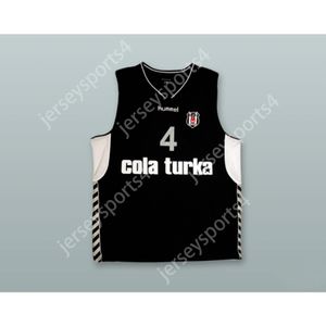 Custom Any Name Any Team ALLEN IVERSON 4 COLA TURKA BASKETBALL JERSEY STITCH SEWN All Stitched Size S M L XL XXL 3XL 4XL 5XL 6XL Top Quality