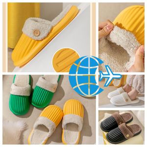 Designer Slides Mulheres Sandálias Piscina Almofada Salto Chinelos Casuais para Primavera Outono Flat Comfort Mules Acolchoado Front Strap Sapato GAI Amarelo Algodão Mop Vendas quentes