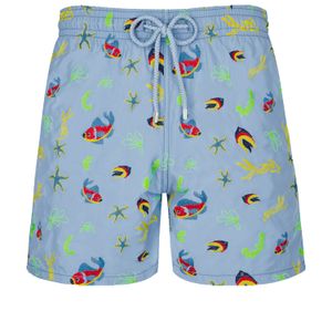 Vilebre Pantaloncini da uomo Bermuda Pantaloncini Boardshorts UOMO SWIM SHORTS TORTUES MULTICOLORES Trunks Uomo Surfwear Bermuda Beach Short Turtles Estate 89545