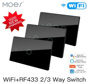 10A WiFi Kontrol Akıllı Cam Panel Switch Tuya Uygulaması Çok Kontrol Association Akıllı Hoparlör Alexa Google Home Home Yandex2691163