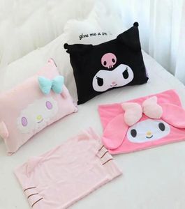 1 Pcs Cartoon My Melody Kuromi Twin Stars Cotton Pillowcase Double Side Thickened Dormitory Pillow Case for Children Plush Toys 206634103