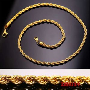 Goldketten Mode Edelstahl Hip Hop Schmuck Seilkette Herren Halskette 5197 9257 4864