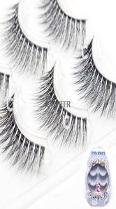 3D Cílios Postiços Extensão de Maquiagem Banda Clara 3PairSet Natural Black Eye Lashes1062284