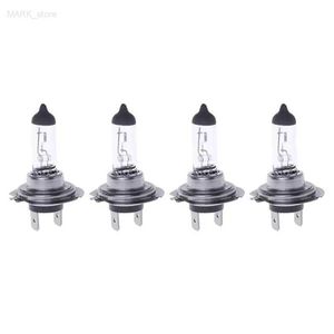 Andra bilbelysningar 4pc H7 55W 12V Halogenlampa 4000K H7 PX26D 55W FOG Ljus Parkeringsparkering Transparent Light Car Styling Lätt Sourcel204