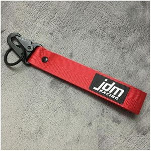 Schlüsselanhänger Lanyards Red Jdm Racing Schlüsselanhänger Tags Keytags Schlüsselanhänger Auto Drift Schlüssel Telefonhalter Schnellverschluss Enthusiast1 Drop Delivery Fas Otkls