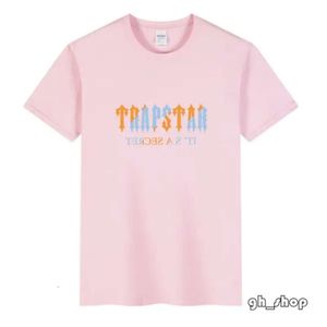 Erkekler Trapstar T-Shirt Trailsuit En İyi Tasarımcı Popüler Moda High Street Pamuk Kısa Kollu Tişört Sweatshirt Jumper Erkekler ve Kadınlar İçin Nefes Alabilir 2518