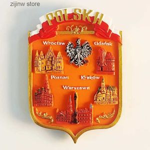 Kylmagneter polska resor souvenir warszawa frys magnet krakow köldmedium klistermärke svart tavla magnet klistermärke bröllop gåva y240322