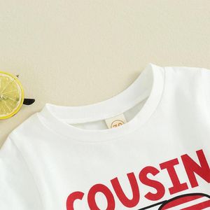 衣類セット2PCS幼児の男の子夏の服カズンクルーサングラス半袖Tシャツトップアメリカンフラッグショーツセット幼児4番目