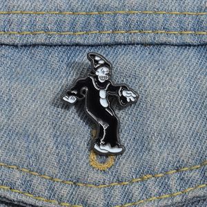 Halloween Clown Enamel Pin 90s Classic Movies Funny Character Brooches Lapel Badge Funny Punk Gothic Jewelry Pin for Backpack