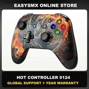 Controller di gioco Joystick EasySMX 9124 Controller Bluetooth Joystick gamepad wireless per Nintendo Switch PC iOS/Telefono Android Smart TV/TV BoxY240322