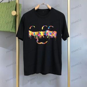 メンズティーレタープリントクルーネックTシャツ女性用カジュアルルーズ半袖ファッション夏のTシャツトップメンズレディース服