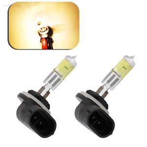 Andere Autolichter 2PCS 881 894 H27 Halogenlampe 27W Scheinwerfer Nebel Tagfahrlicht Laufen Parkplatz 12V Autolichtquelle DRL Tagesgelb BernsteinL204