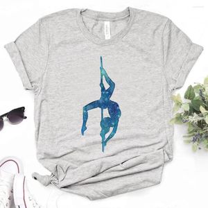 Women's T Shirts Poledance Tshirt Women Japanese Streetwear Designer Top Girl Manga Harajuku Clothes