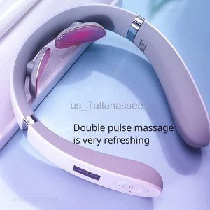 Massageando travesseiros de pescoço Youpin massageador elétrico de pescoço e ombro vértebra cervical recarregável 6 modos de massagem relaxamento máquina de amassar para alívio da dor 24322