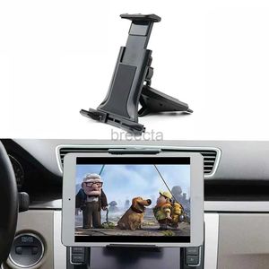 Mobiltelefonfästen Holders Universal Tablet Holder Car Phone Holder CD Slot Stand Auto Mount Tablet PC Cellfäste GPS Universal Tablet Holder 240322