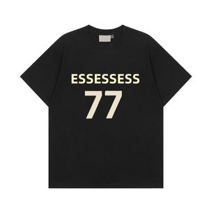 20SS Erkek Tişört Tasarımcıları Tesir Tees Polos Moda Erkek Kadın Sweatshirt Top Yaz Mektup Yuvarlak Boyun Kısa Kollu Yüksek Kaliteli Erkekler Tshirts Spor Giyim