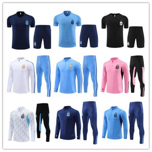 23 24 Argentina Soccer Tracksuits 2023 2024 National Implease Lautaro Maradona Dybala di Maria Suit Suit Survlement Sports Men Kids Football Tracksuits