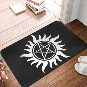 Bath Mats The Family Business W-Winchesters Foot Mat For Shower Home Decor Supernatural Bathroom Rug Non Slip Toilet Pad