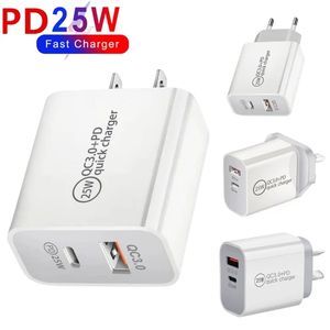 Carregador usb pd de 20w 25w 30w, carregamento rápido tipo c adaptador de carga de telefone para iphone 15 xiaomi samsung huawei carregador de parede usb c de carga rápida