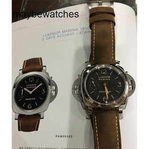 Panerai Luminors vs Factory Top Quality Automatic Watch s.900 Automatisk Watch Top Clon för 1950 Series Storlek 47mm Model PAM00422 TCGR