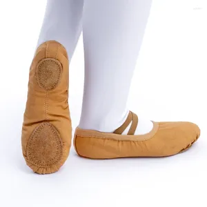 Dance Buty Ballerinas dla kobiet Flats Balet Balet Kobiet Miękkie podeszwa kapcie tańczące dzieci ćwicz