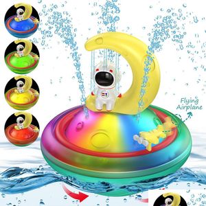 Bath Toys Baby Spray Rotacja wody Oświetlenie Matic Indukcja Prysznic z zraszaczem z LED wanna Prezent dla maluchów Drop dostawa ki ot7xp