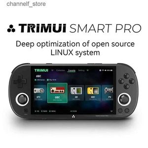 Oyun Denetleyicileri Joysticks Trimui Smart Pro Retro Handheld Oyun Oyuncu Açık Kaynak Oyun Konsolu HD 4.96 IPS Screen Linux 5000mAh Pil Wifi Simulatory240322