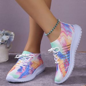 For Casual Tennis Shoes 387 Women 2024 Breathable Floral Non Positionin 21821