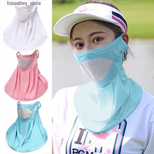 Masowe maski twarzy szyi gaiter damski golf sunshade T-shirt ochrona przed oddychaniem dolną koszulę z długim rękodzie.