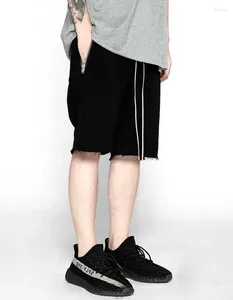 Pantaloncini da uomo Pantaloni corti Harem da uomo Hiphop Fashion Sweat Jogger Oliva Grigio Nero Uomo Cavallo basso