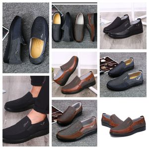 Casual Shoe GAI sneaker sport Cloth Shoe Men Formal Classic Top Shoe Soft Sole Flat Leather Men Shoe Black comfortables soft size 38-50