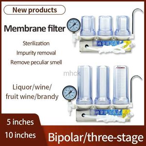Bar Tools Household wine filter small precision membrane filtration machine liquor fruit wine filtering equipment wine making tools 240322