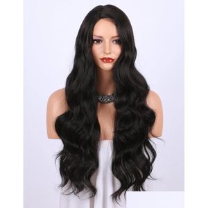 Lace Wigs 2021 Arrival Selling Fl Human Hair Brazillian Body Wave Front Glueless Synthetic Long Silky Drop Delivery Products Dhclq