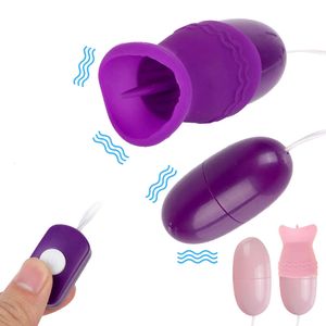Vibradores de massagem vagina g ponto clitóris estimulador língua oral lambendo vibrador poderoso brinquedos sexuais para mulheres duplo ovo vibratório 2024