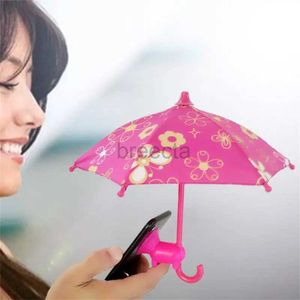 Cell Phone Mounts Holders Universal Mini Umbrella Stand With Suction Cup Cell Phone Stands Cute Kawaii Outdoor Cover Sun Shield Mount For iPhone Holder 240322