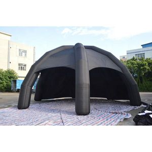 Tenda a cupola gonfiabile personalizzata da 12 mD (40 piedi) con travi da 8 m/6 m, tenda pop-up per eventi, feste, tendoni per feste, discoteca, noleggio o vendita con nave aerea senza ventilatore