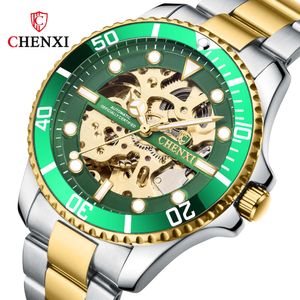 Chenxi/dawn Water Ghost Hollow Fully Automatic Fashion Waterproof Men's Mechanical Watch