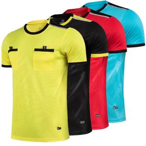 Customiz Football Jersey Mens Professional Referee 축구 유니폼 성인 심판 축구 셔츠 짧은 소매 판사 축구 셔츠 240322