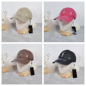 Berretto da baseball con lettere a forma di diamante cappello da donna firmato retrò invecchiato all'aperto semplice cappelli da camionista snapback a tesa curva casquette da vacanza unisex