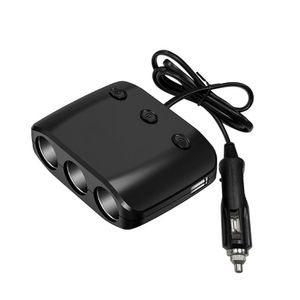 Caricabatteria per auto 12V 24V 120W Splitter per presa accendisigari Adattatore doppio USB con interruttore Znb03S Consegna a goccia Automobili Motociclette A Otis2