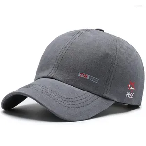 Top kapaklar siyah kap 2024 İlkbahar Yaz Erkekleri Kadın Yıkanmış Pamuk Beyzbol Snapback Çift Spor Ayarlanabilir Boyut Marka Şapkası