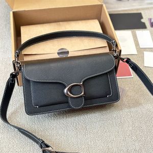 Hochwertige Designer-Tasche, modische Damen-Tabby-Tasche aus Leder, Coache-Damenhandtasche, Herren-Umhängetasche, Umhängetasche, Riemen, Luxus-Clutch-Tragetasche, klassische Klapp-Make-up-Tasche